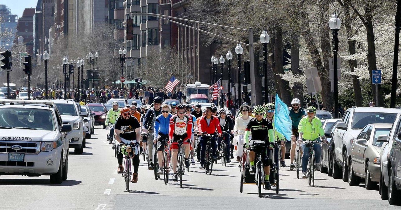 Cycling community photo