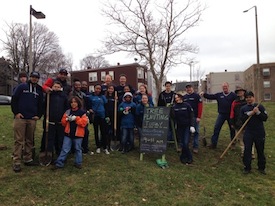 Volunteers at Melena Cass Recreation Center