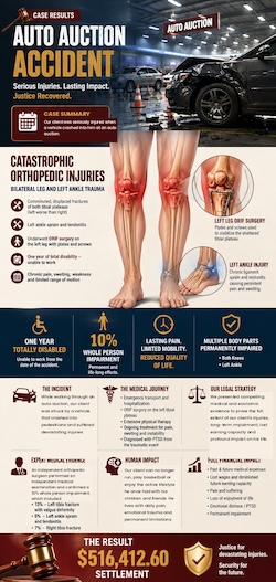 Auto Auction Accident Graphic